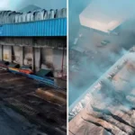 imagens-divulgadas-pelo-corpo-de-bombeiros-mostram-estragos-apos-incendio-em-galpao-logistico-em-viana-3132434-article